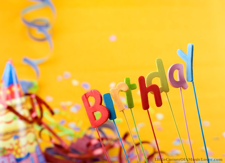 Premium Vector | Happy birthday vector background design. happy birthday  greeting text with elegant balloons.
